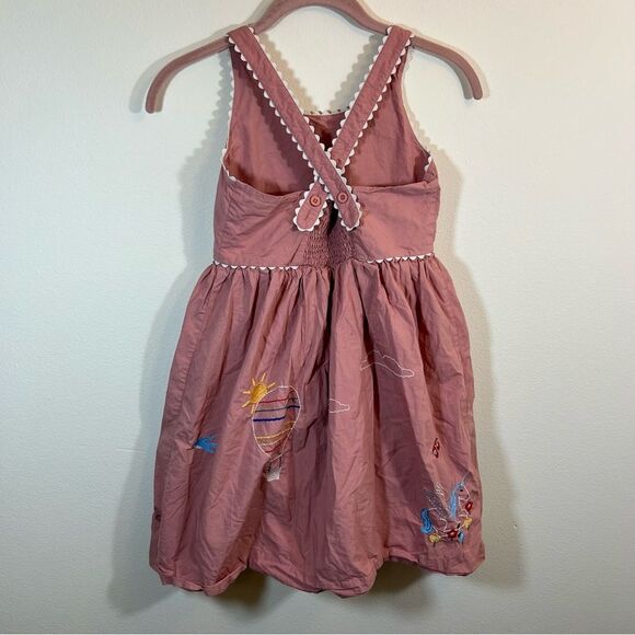 ✨ Hanna Andersson Apron Dess in Pink Shadow Girl’s 10 - Picture 9 of 15